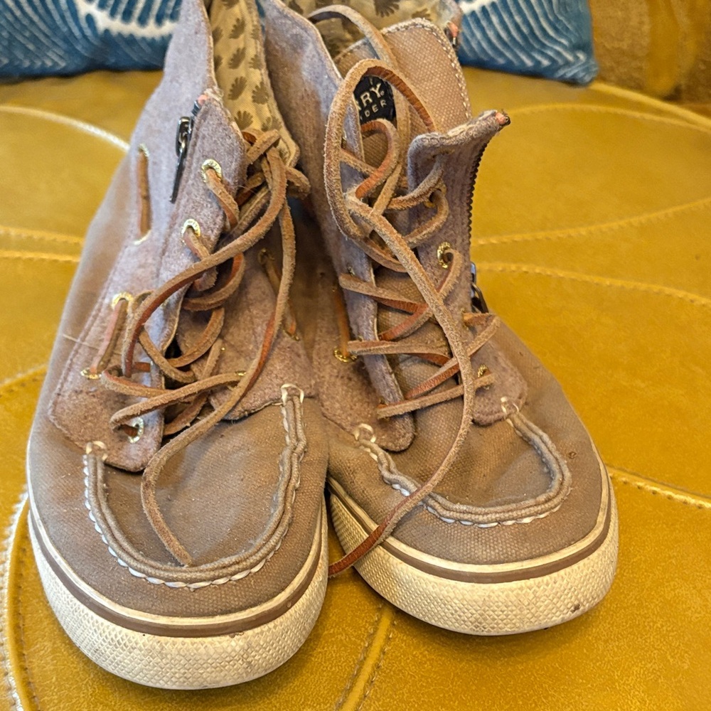 Sperry Women's Canvas Sneakers - Brown